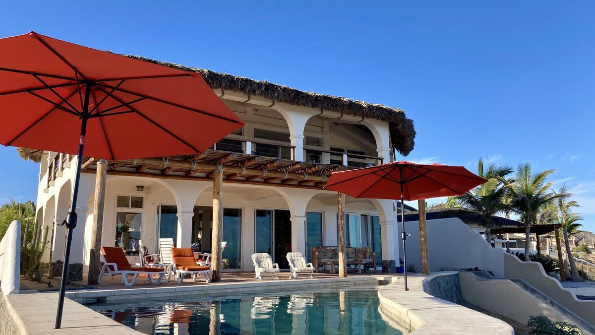 Los Zacatitos House | Vista Del Sol BEACH FRONT CASA East Cape Private Escape on the Sea of Cortez