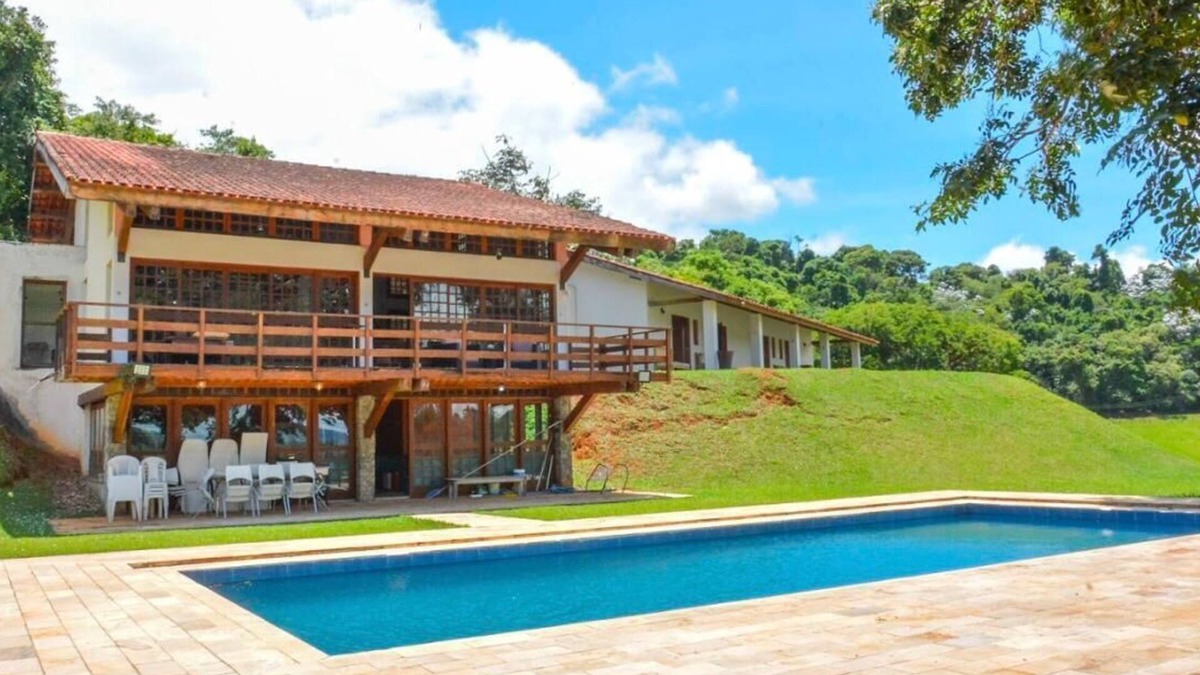 Joanopolis House | Vista Joah | Private Joanópolis Farm/House with 6 bedrooms, swimming pool, access to the dam