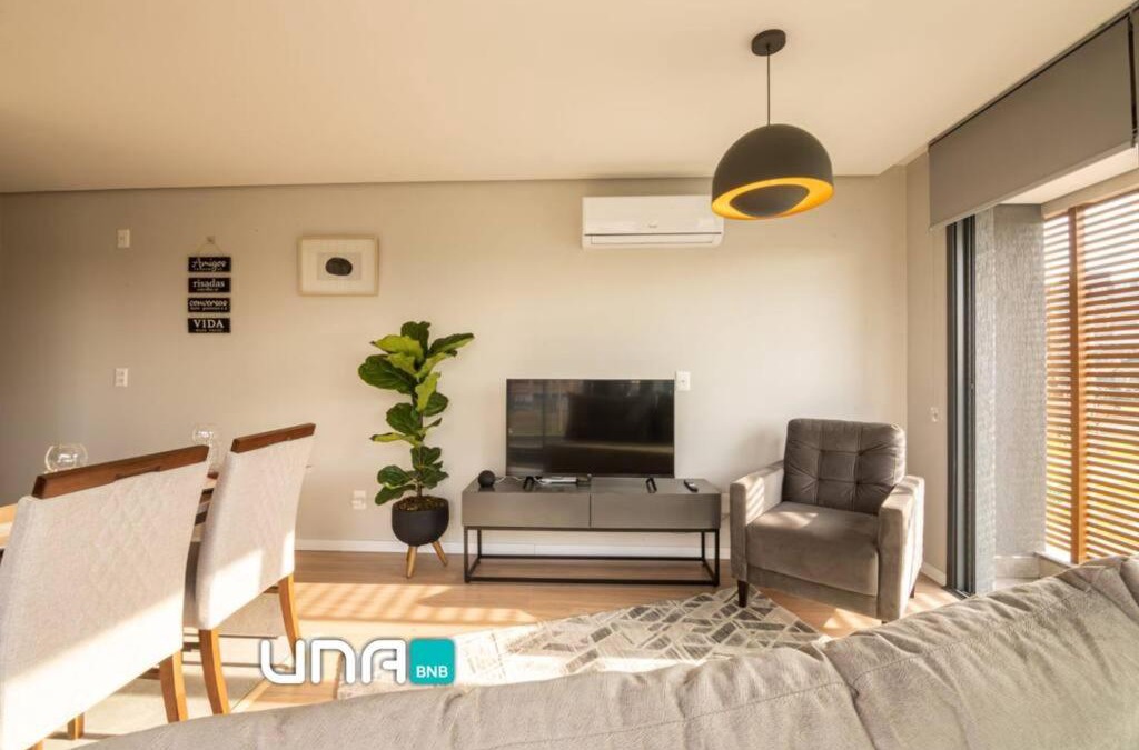 Sao Goncalo Apartment | Vista para o Parque Una com garagem