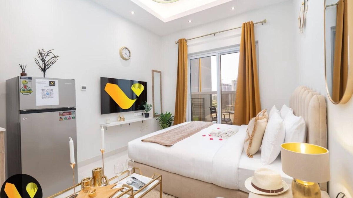 Dubai Sports City Apartment | Vogue Studio at Hera Tower Sports City