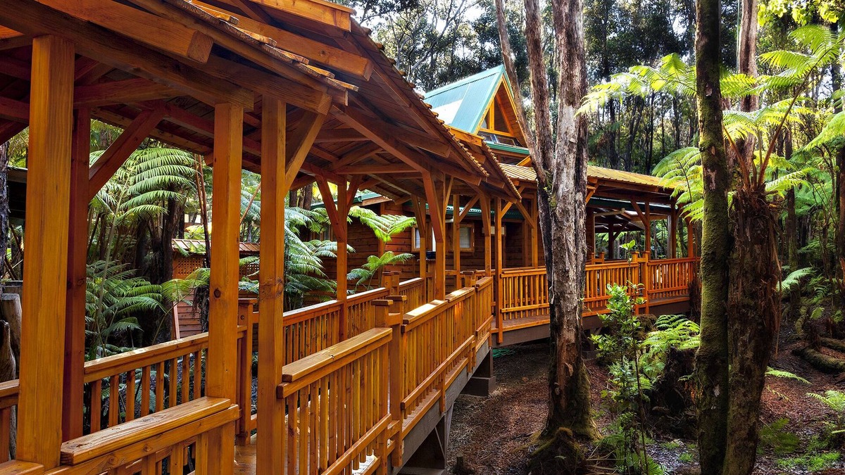Volcano Cottage | Volcano Places Laukapu Forest Cottage