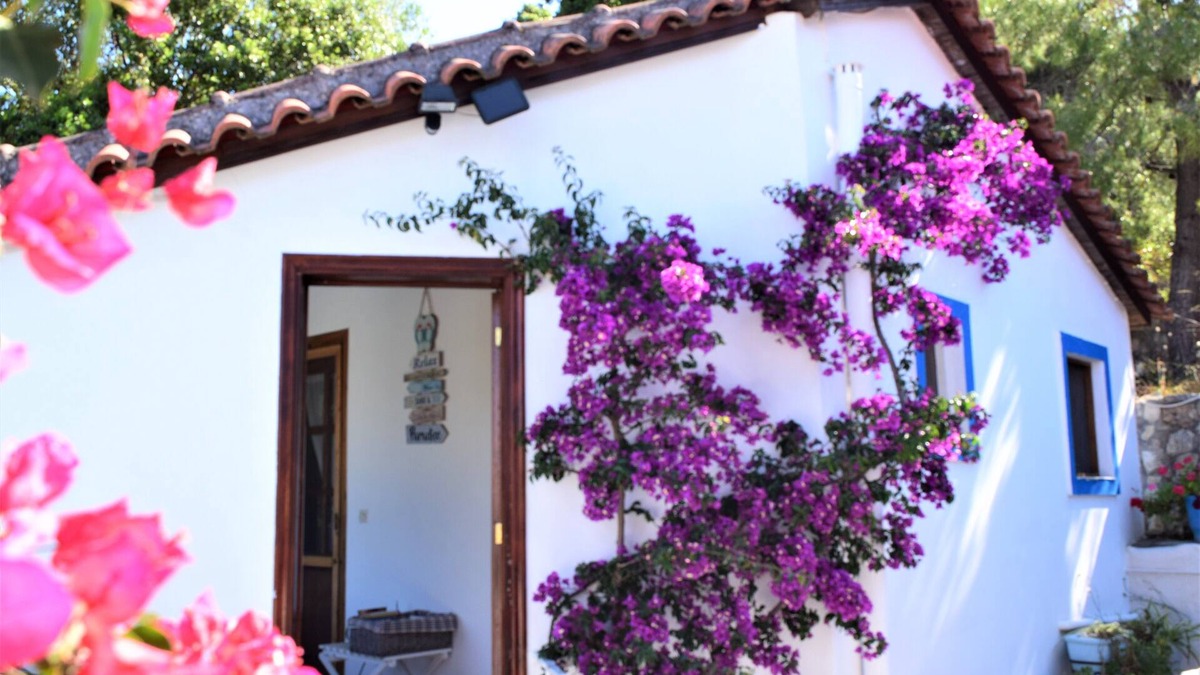 Lithakia Cottage | Voro Cottage, Lithakia Village, private plunge pool and panoramic sea views.