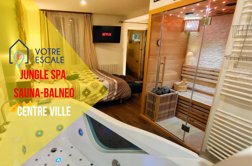North district Apartment | Votre Escale Jungle Sauna & Spa