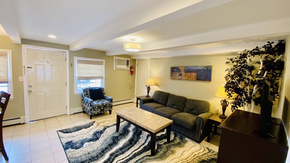 Seaside Heights House | VRBO PREMIER HOST LISTING - 2 BR BEACH SUITE - TWO POOLS. Full Kit & Liv Rm