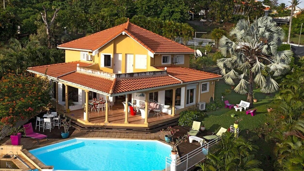 Case-Pilote House | VUE Caraibes 4 Chambres Case Pilote Piscine vue mer