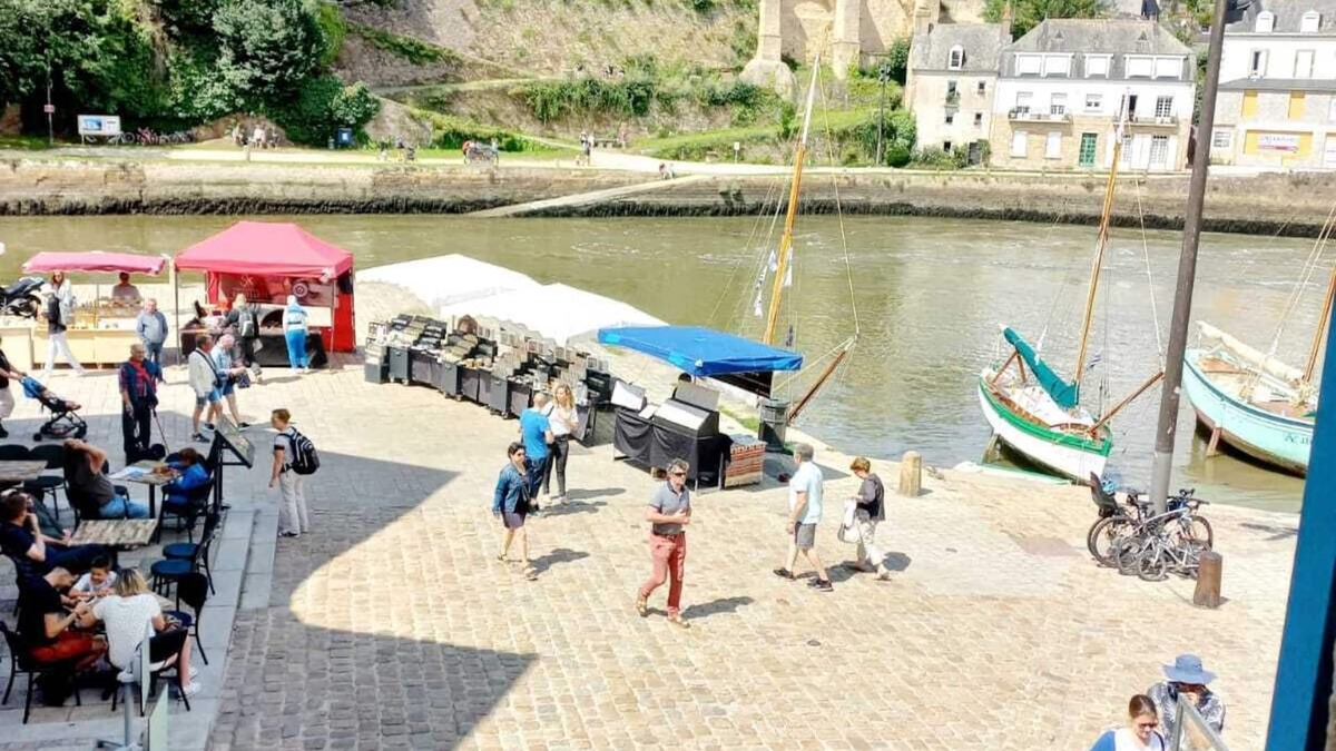 Auray Apartment | Vue Exceptionnelle : 2 Pièces sur le Port de St-goustan