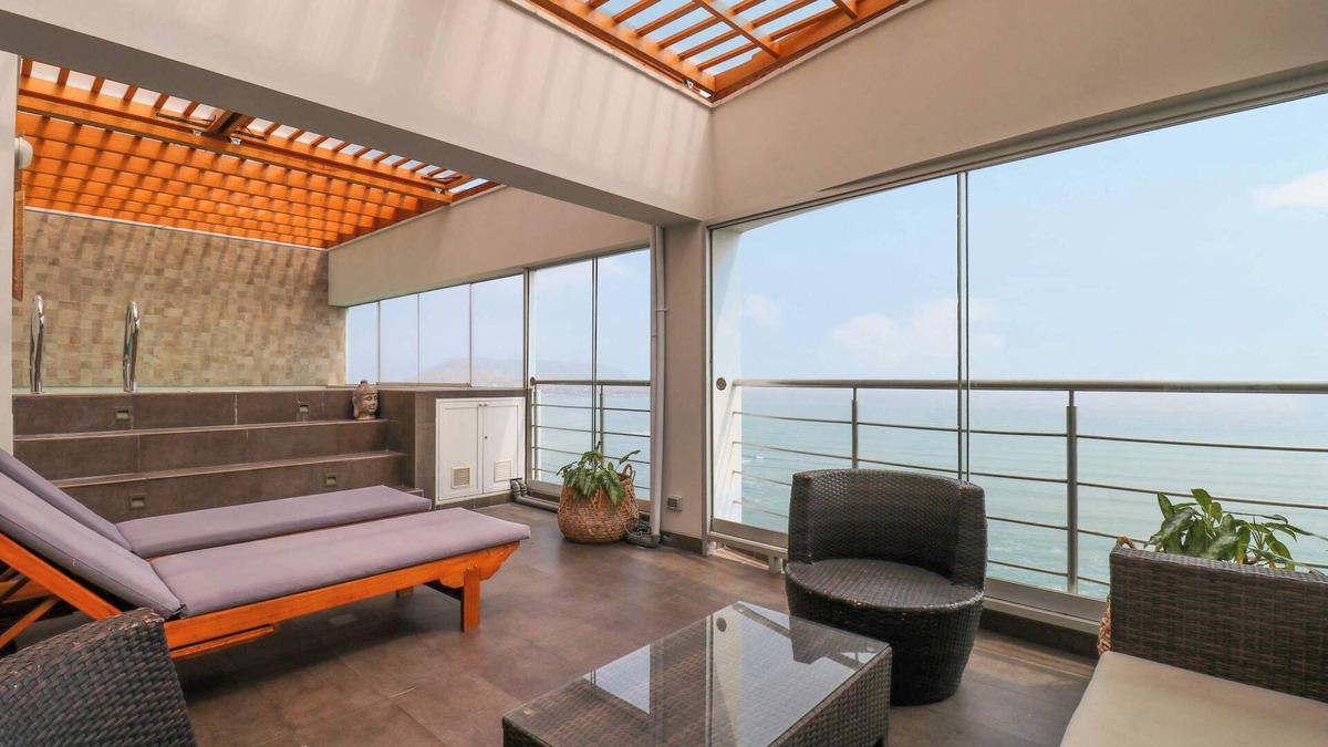 Armendariz Apartment | w* | Ocean view Penthouse w/pool in Miraflores