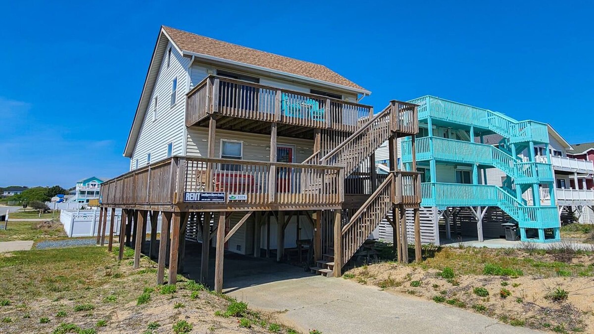Sea Retreat House | Wake up and salt air with this 4 BR Semi-Oceanfront, dog friendly home w/Private Pool!