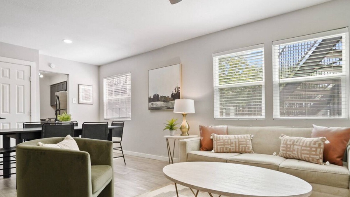 Allandale Apartment | Walk to Restaurants or Cook in Subway Tile Kitchen