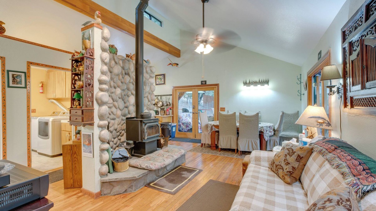 Placerville Cabin | Walk to River: Secluded Placerville Cabin w/Deck