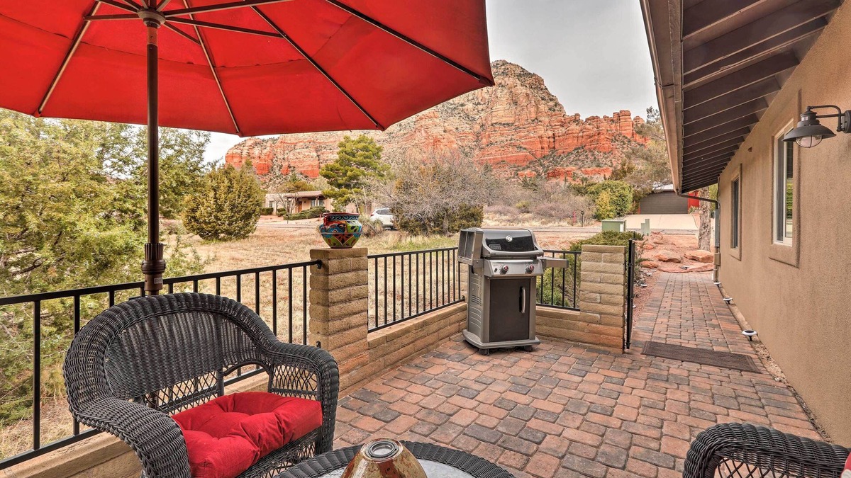 West Sedona Cottage | Walk to Trails: Sedona Casita on Thunder Mountain