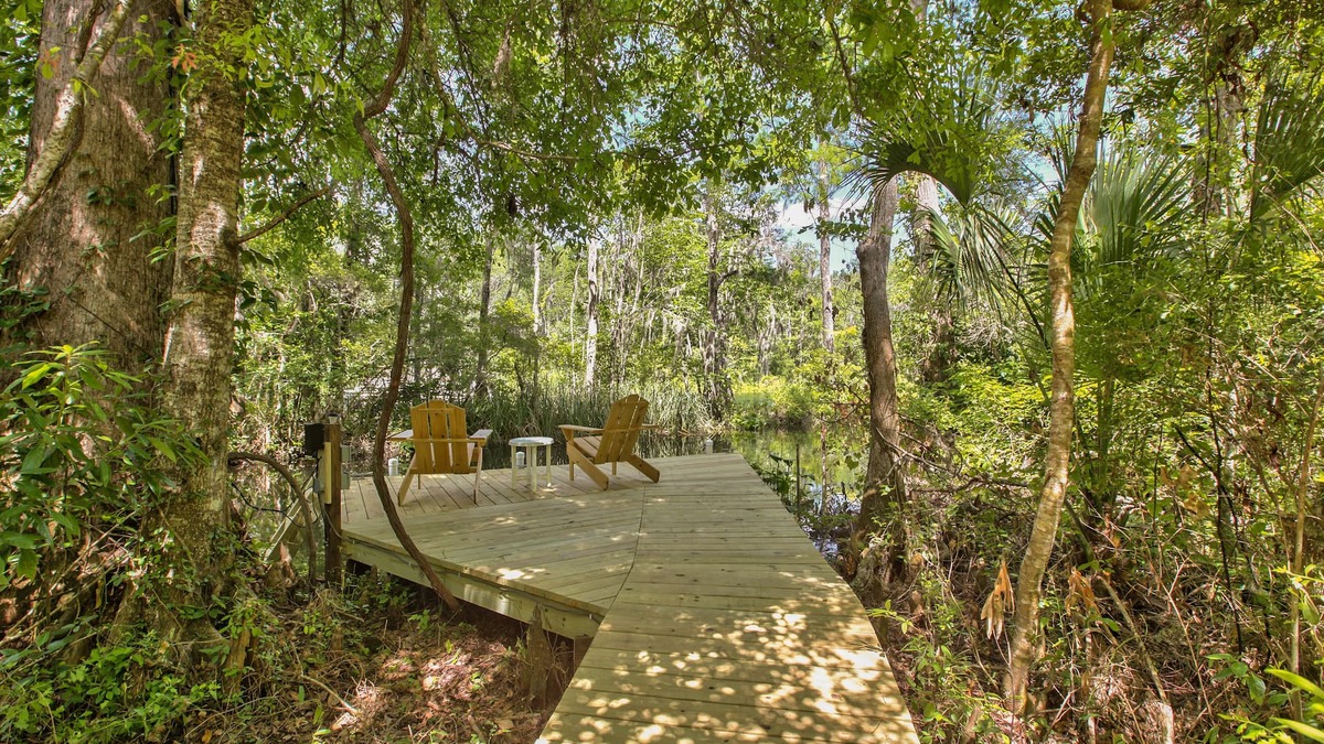 Crawfordville House | Watch the Manatees Swim by from This Peaceful Retreat with a Private Dock