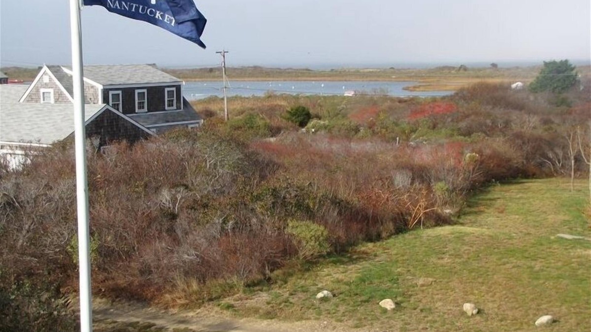 Madaket House | Water view - huge lawn area for croquet. Shoulder season 2025 open!