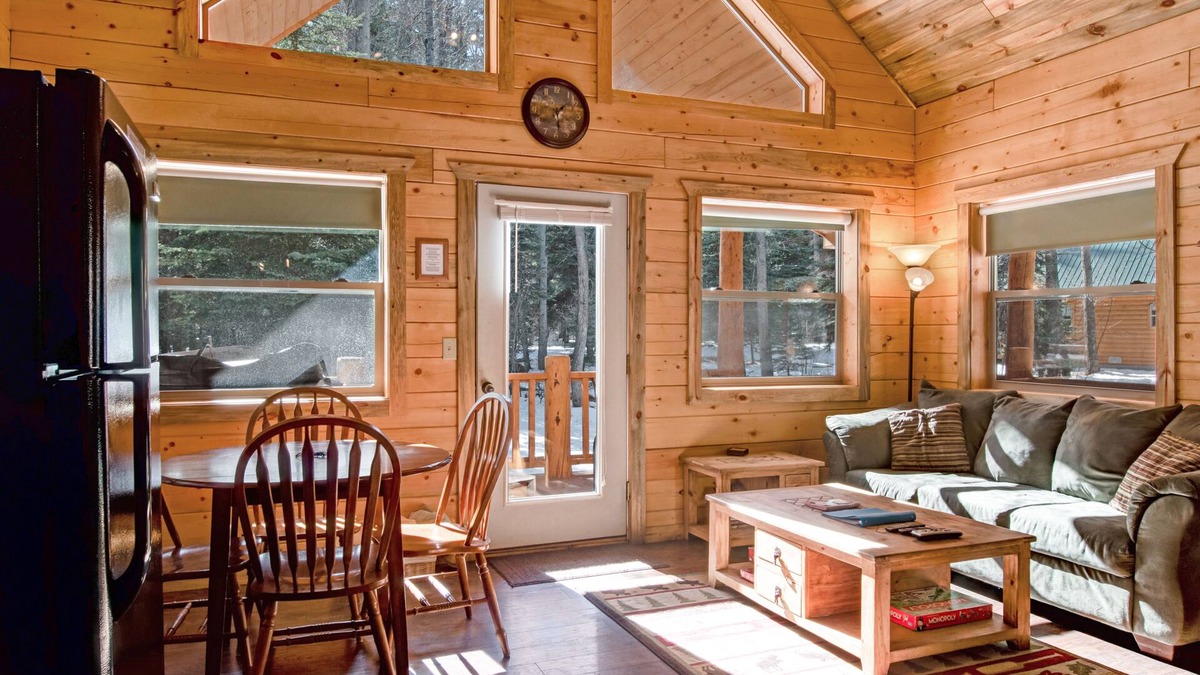 South Fork Cabin | Waterfront cabin with bridge, private hot tub, & WiFi - near National Forest