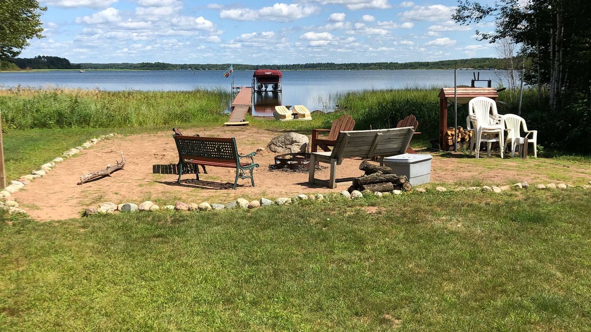 Shell Lake House | Waterfront Cabin With Sand Beach On Pristine Shell Lake