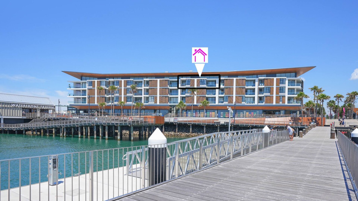 Shell Cove Apartment | Waterfront Coastal Marina Apartment on waters edge!