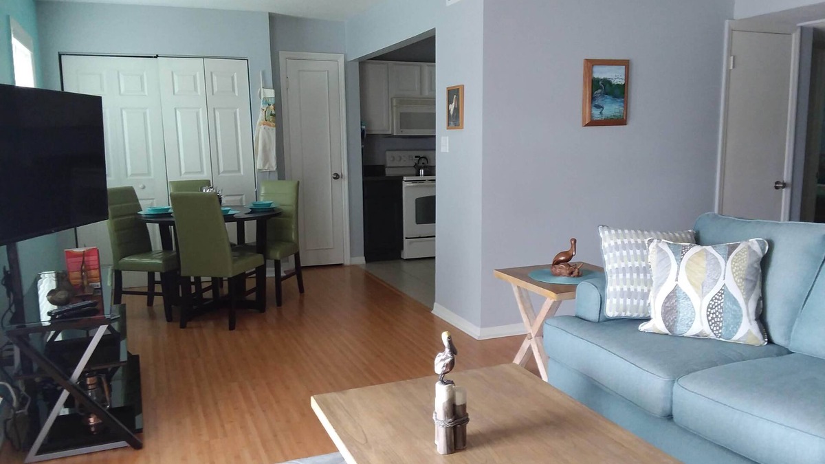 Coquina Key Condo | Waterfront Condo, enjoy your morning coffee while watching the dolphins!