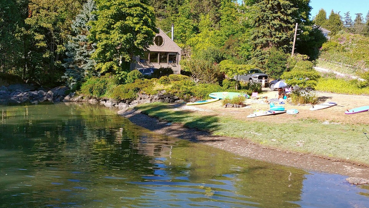 West Sound Cottage | Waterfront cottage with tidelands, creek and waterfall!