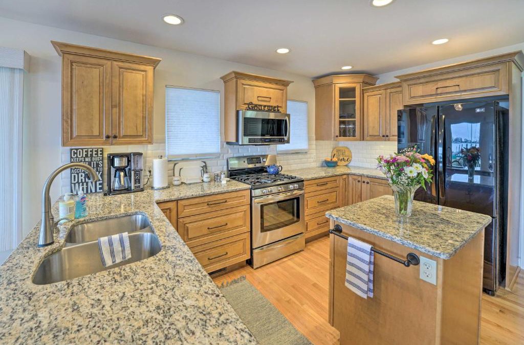Casco House | Waterfront East China Home with Dock and Patio!