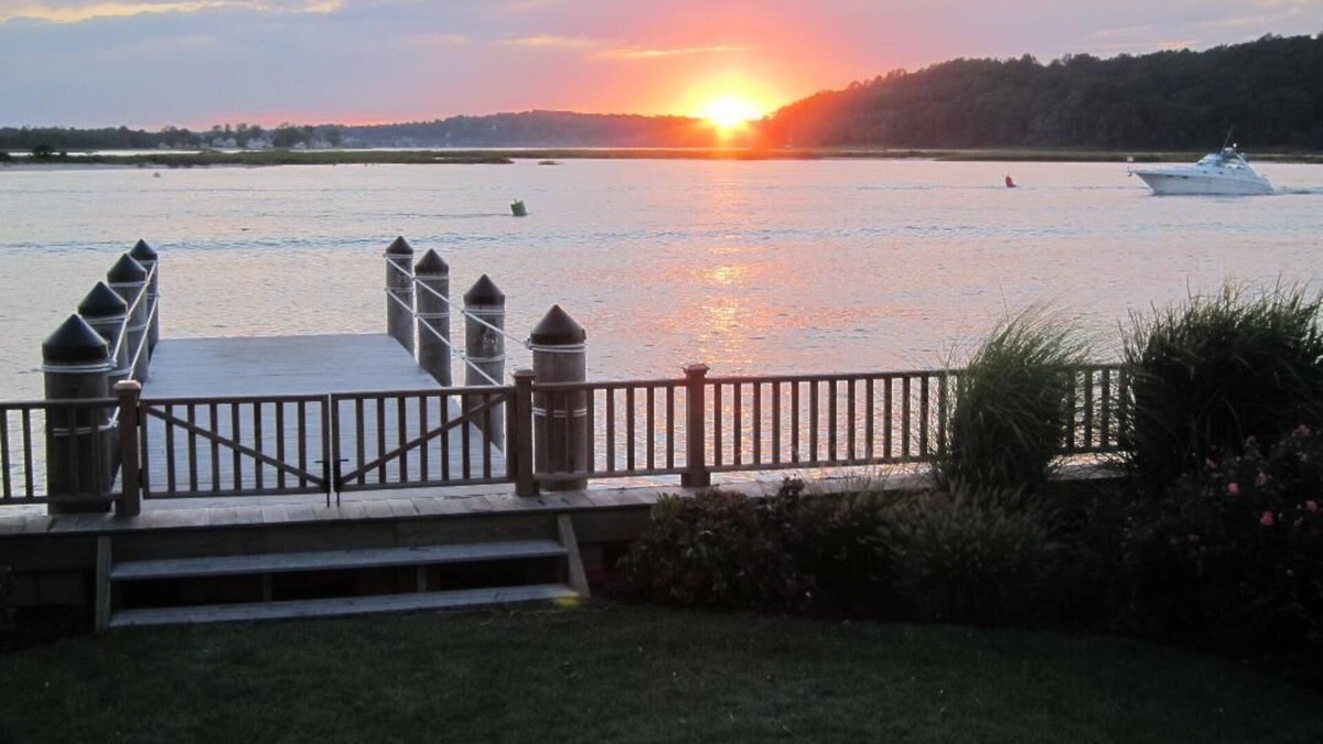 Sea Bright House | Waterfront Gem with Dock, Spectacular Master Suite and World Class Sunsets