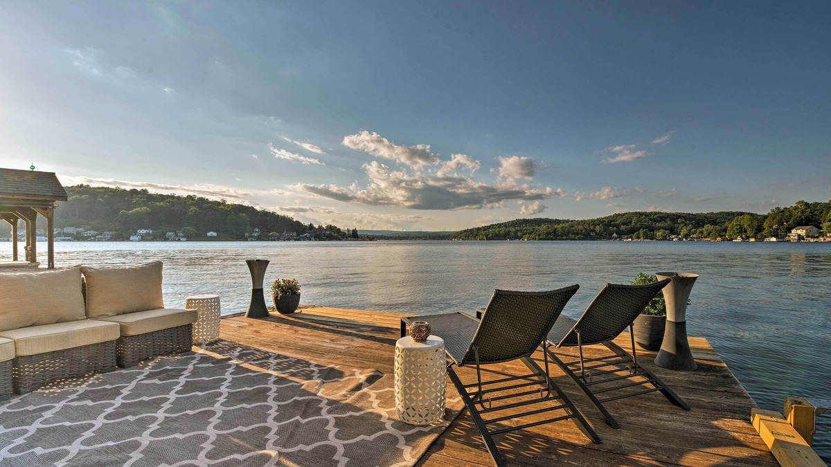 Shawanese House | Waterfront Harveys Lake House w/Private Dock!