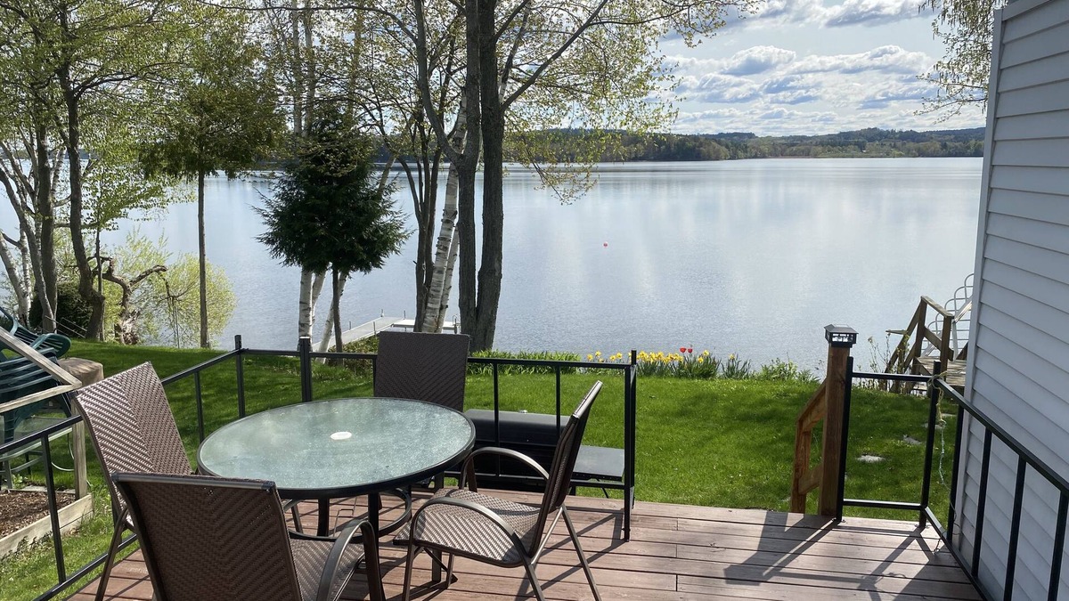Beebe Plain House | Waterfront home on the lake shore of Beautiful Lake Memphremagog, Newport, VT.