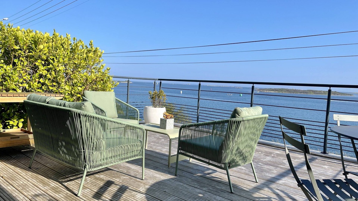 Landeda House | Waterfront house with large terrace on the port of Aber Wrach 4 pers