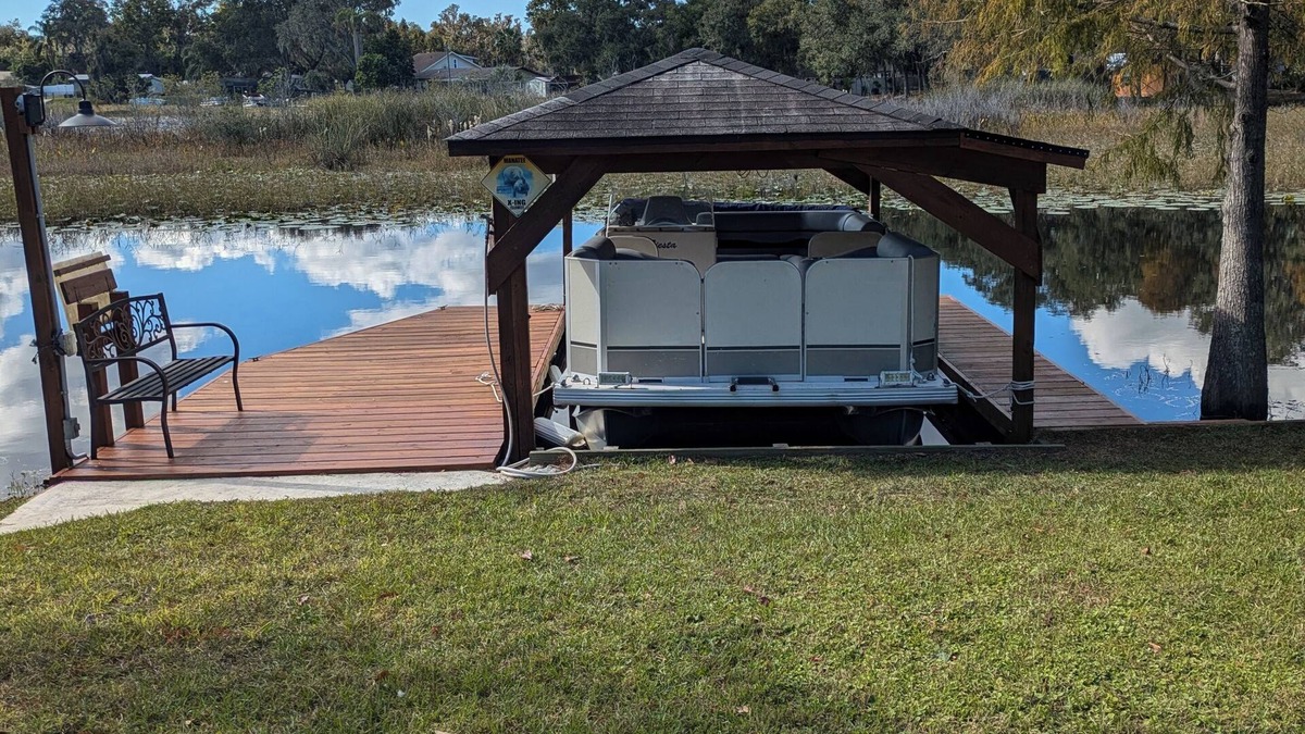 Inverness House | Waterfront lake home w/ fishing, boating, & water activities!