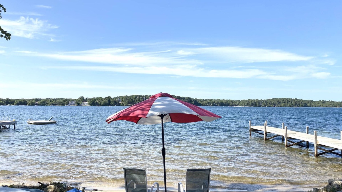 Harwich House | Waterfront lake house private beach dock