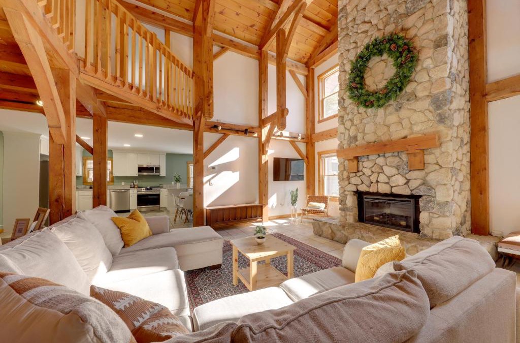 New Durham House | Waterfront Lakes Region Home on Private Cove!