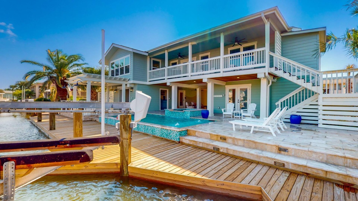 Key Allegro House | Waterfront Living at Its Best | Cabana, Private Dock, Hot tub and Pool