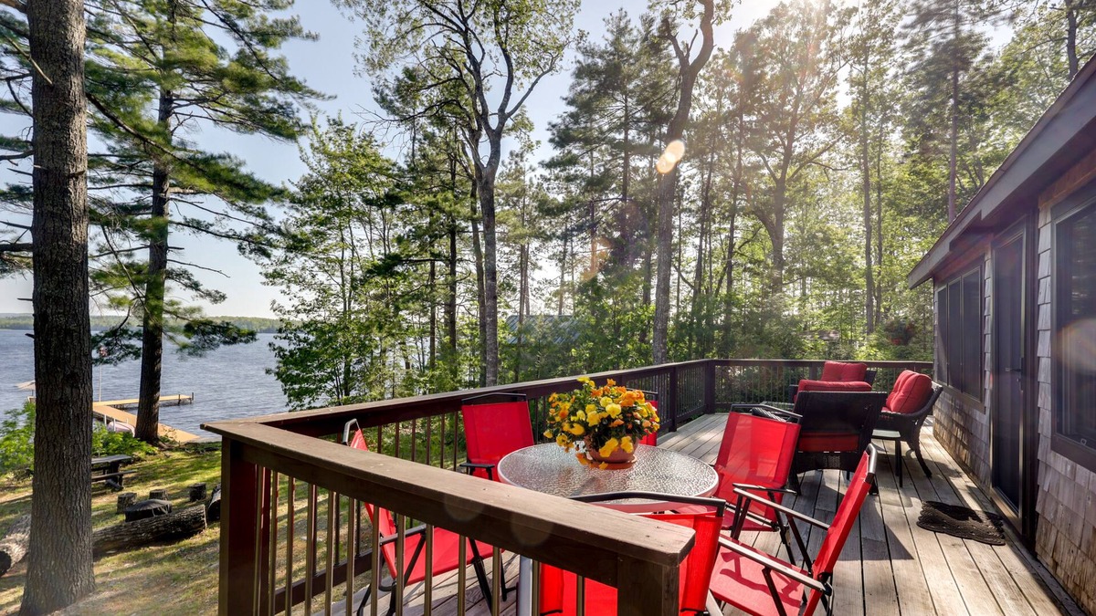 Bradley Cabin | Waterfront Maine Vacation Rental w/Private Dock