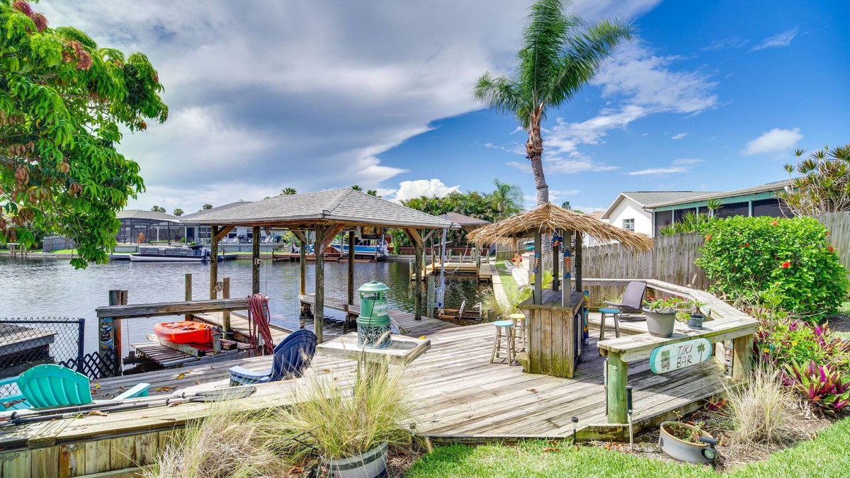 Holiday Cove House | Waterfront Merritt Island Vacation Rental w/Pool!