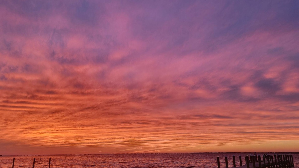 Durants Neck Cottage | Waterfront Oasis on Albemarle Sound, Pier, Decks, Amazing Views. Sleeps 6