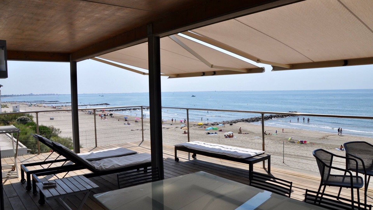 Carnon-Plage Apartment | Waterfront panoramic apartment 2nd floor