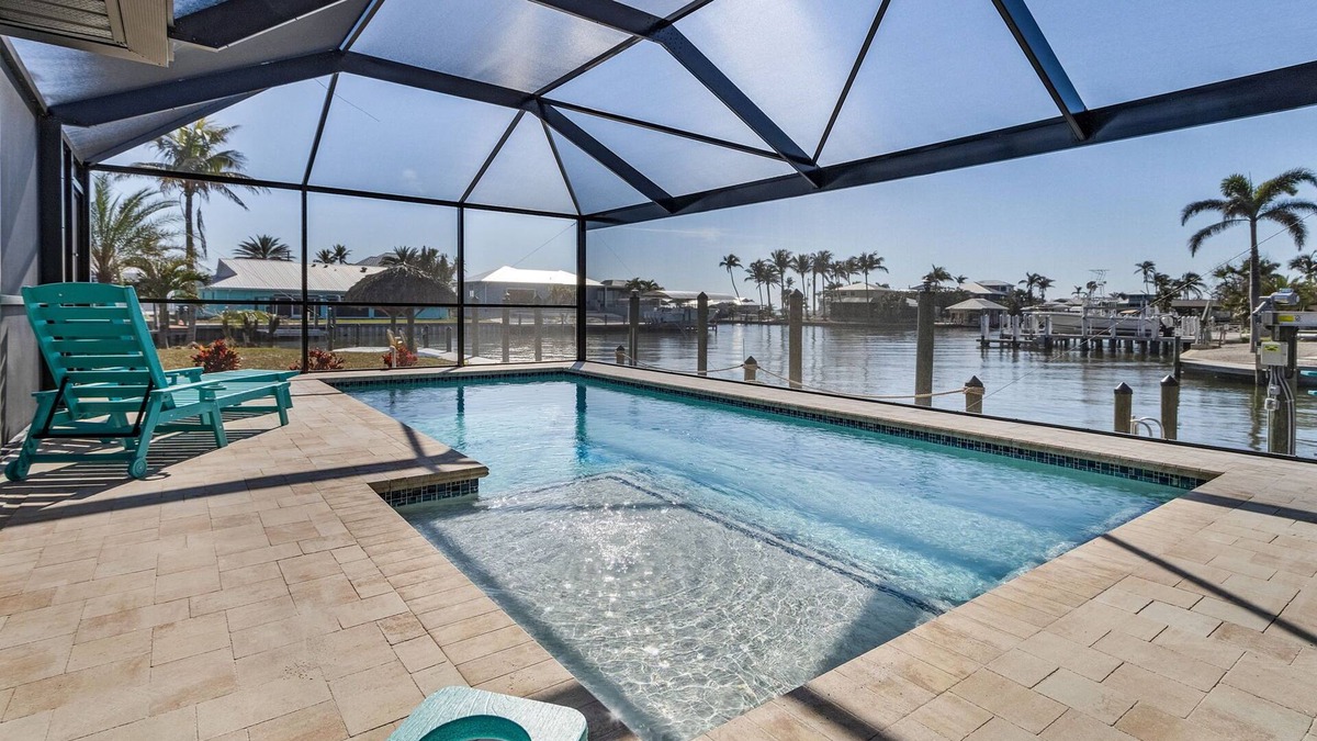 Saint James City House | Waterfront Paradise in St. James City – 2BR/2BA with Pool, Dock & Tiki Hut