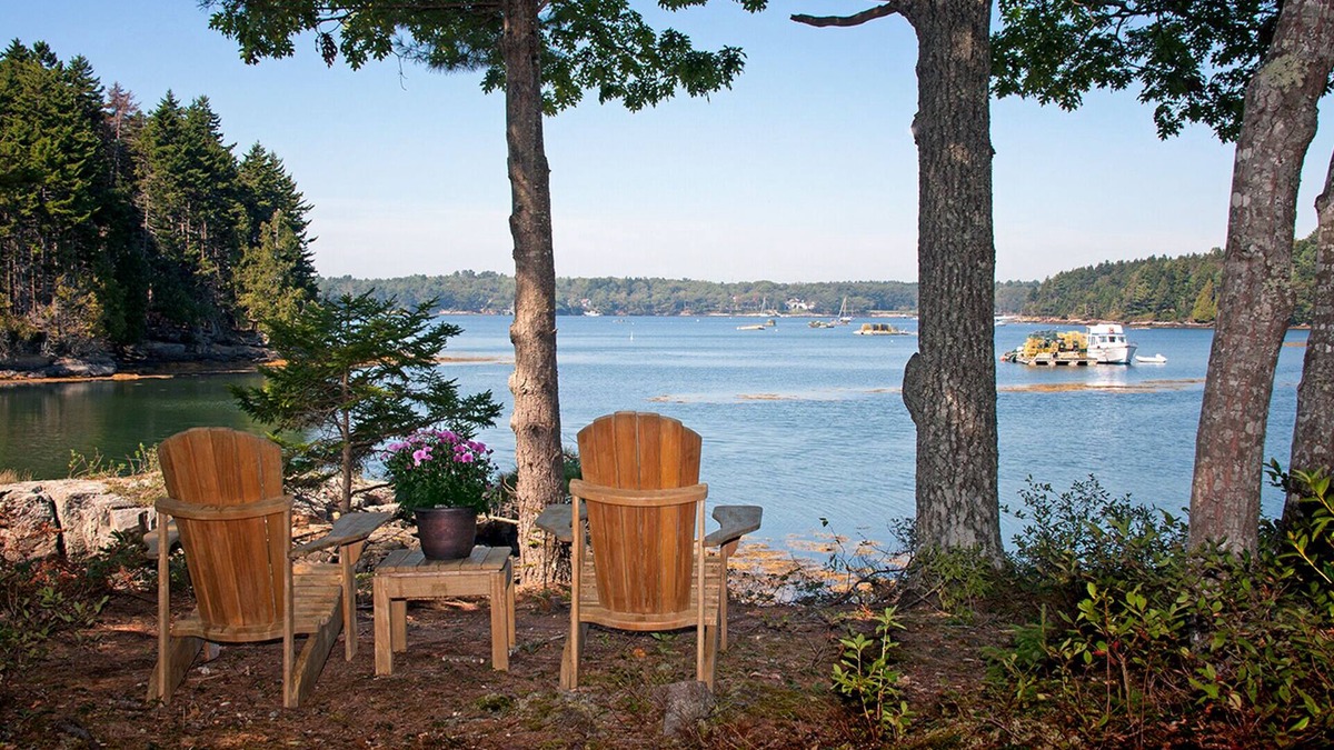 Sebascodegan Island House | Waterfront Private Estate Located On 5-Acre Peninsula With Dock And Mooring