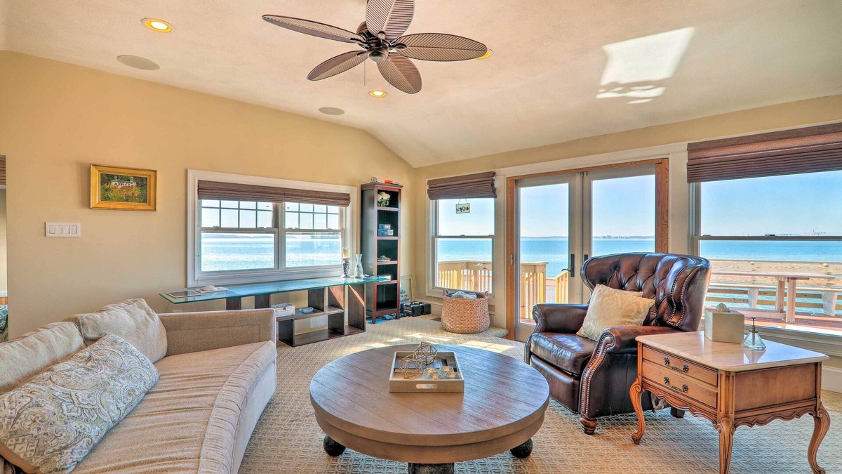 Winthrop House | Waterfront Retreat w/Deck ~ 7 Mi to Boston!