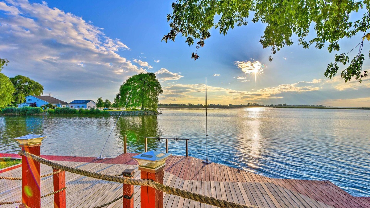 Gilford Cottage | Waterfront Saginaw Bay Retreat w/Grill & Yard!