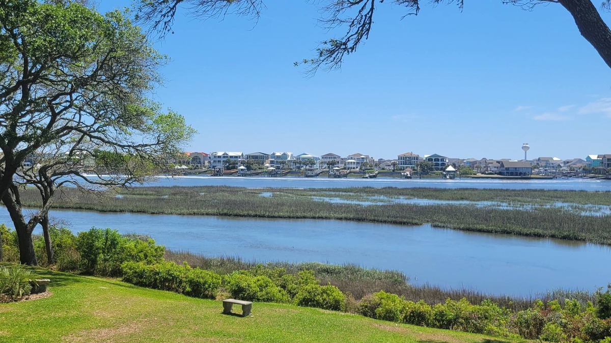 Ocean Isle Beach Apartment | Waterway Haven 2BR/1BA Live Oaks Intracoastal Waterway Spectacular Views