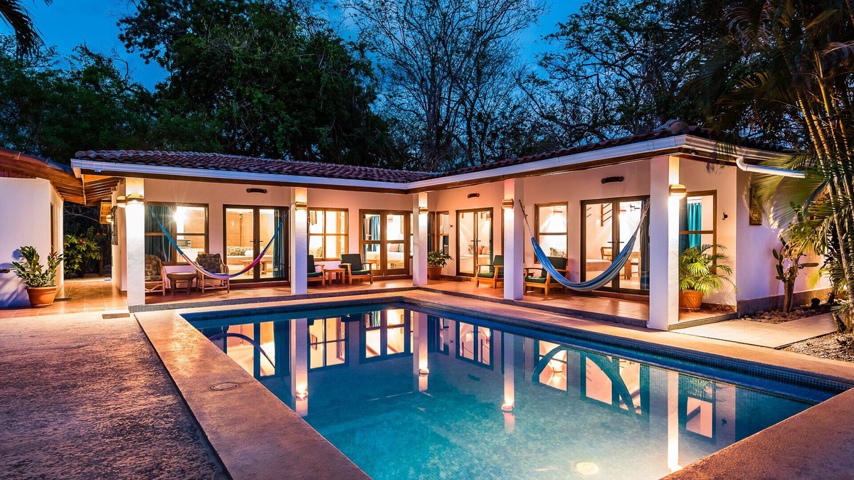 Palm Beach Estates House | Welcome to Casa Verde , Secluded on Playa Grande - Only 50 meters from beach
