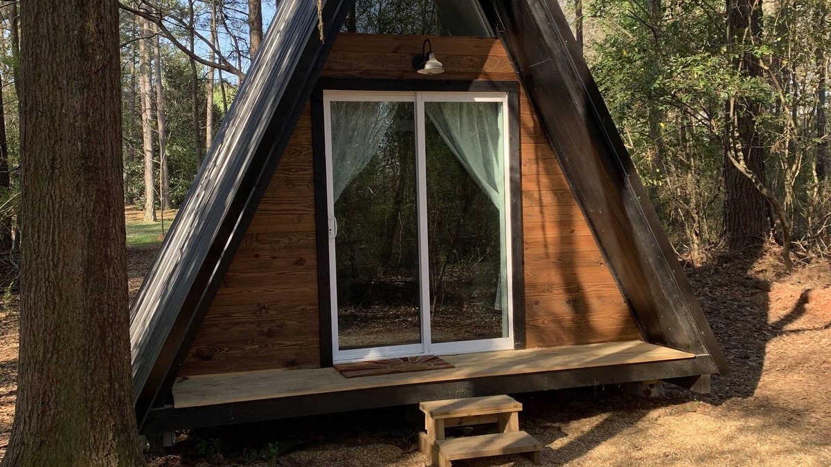 Farmington Cabin | Welcome to our tiny A-frame cabin.
