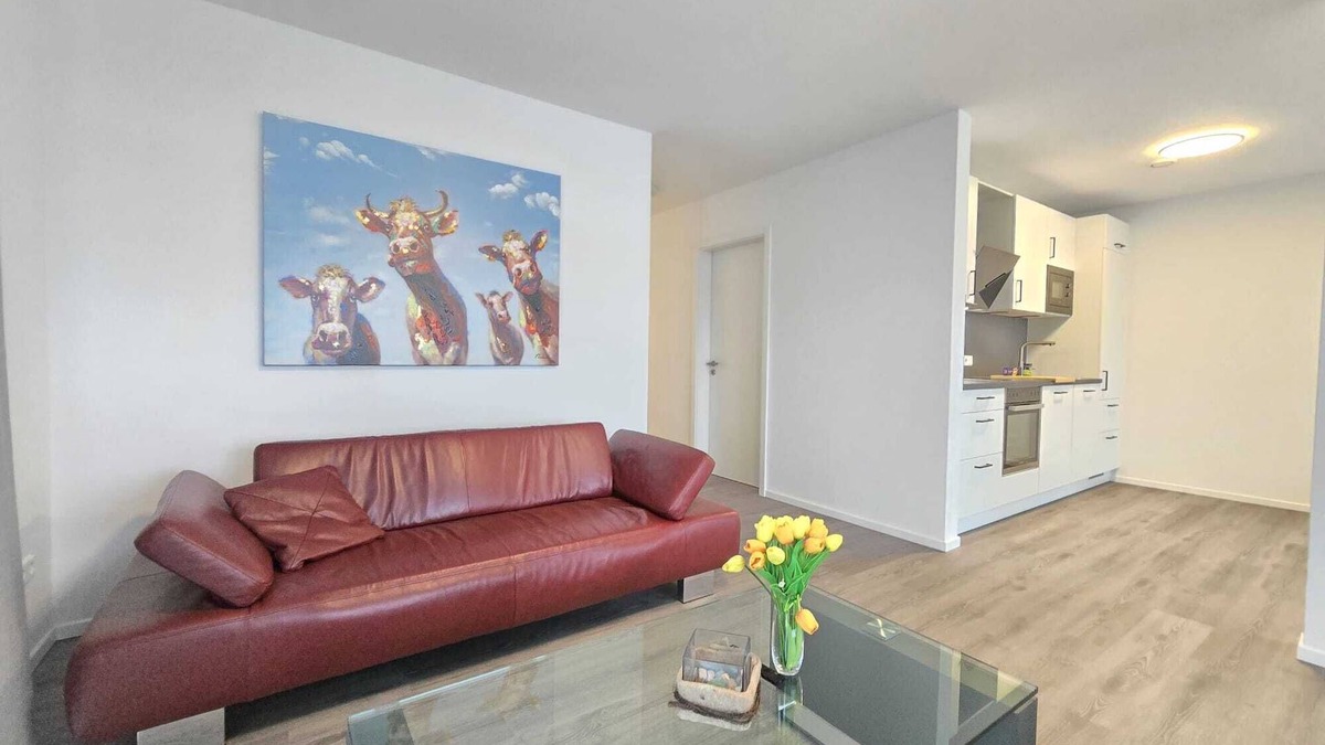 Suderneuland I Apartment | Welcome to the modern NorderHafen vacation apartment with a magnificent view of the