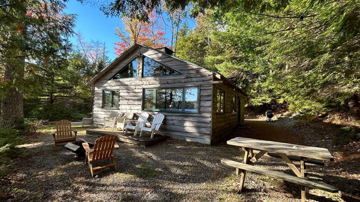 Otis Cabin | Welcoming 4-bedroom lake front cabin in charming Otis on Beech Hill Pond.