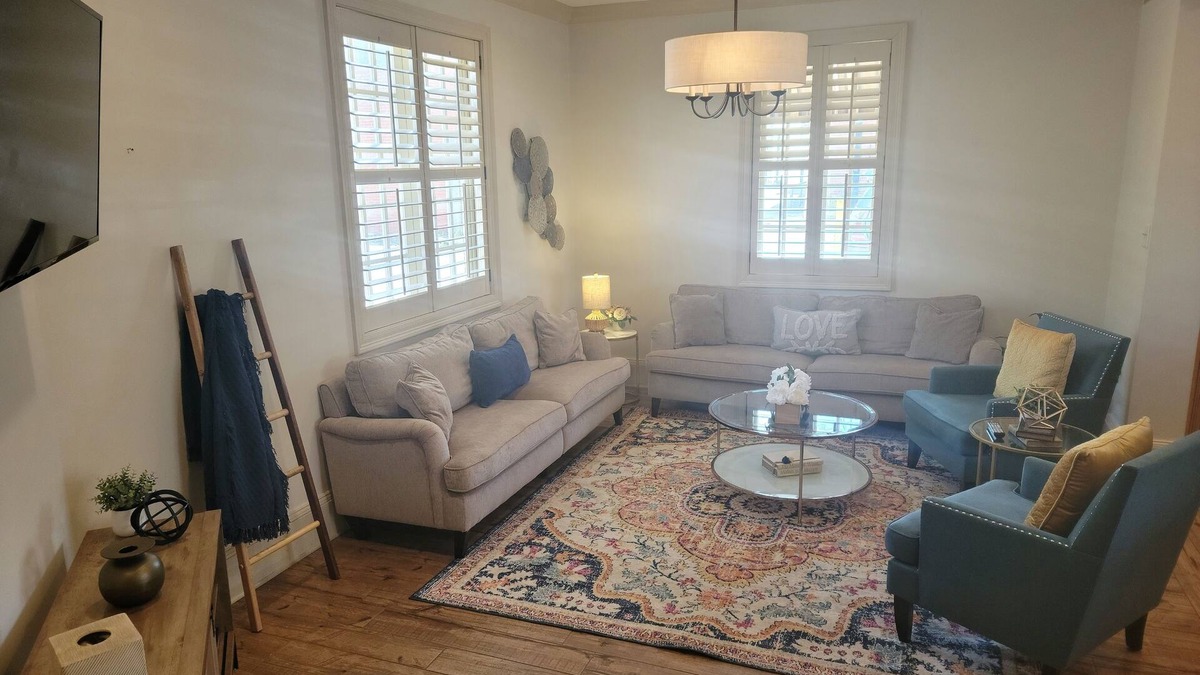 New Iberia House | Well-equipped 3BR/3BA with large common space in the heart of Historic Downtown
