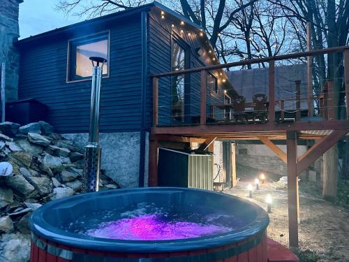 Trebechovice pod Orebem Apartment | Wellness Chata Hideaway se saunou a vířivkou