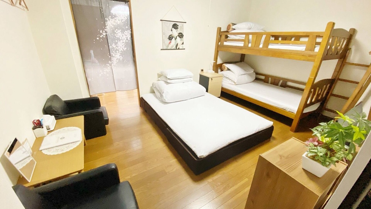 Tokushima Apartment | Westernstyle room Bunk bedFamily room 4 people/Tokushima Tokushima