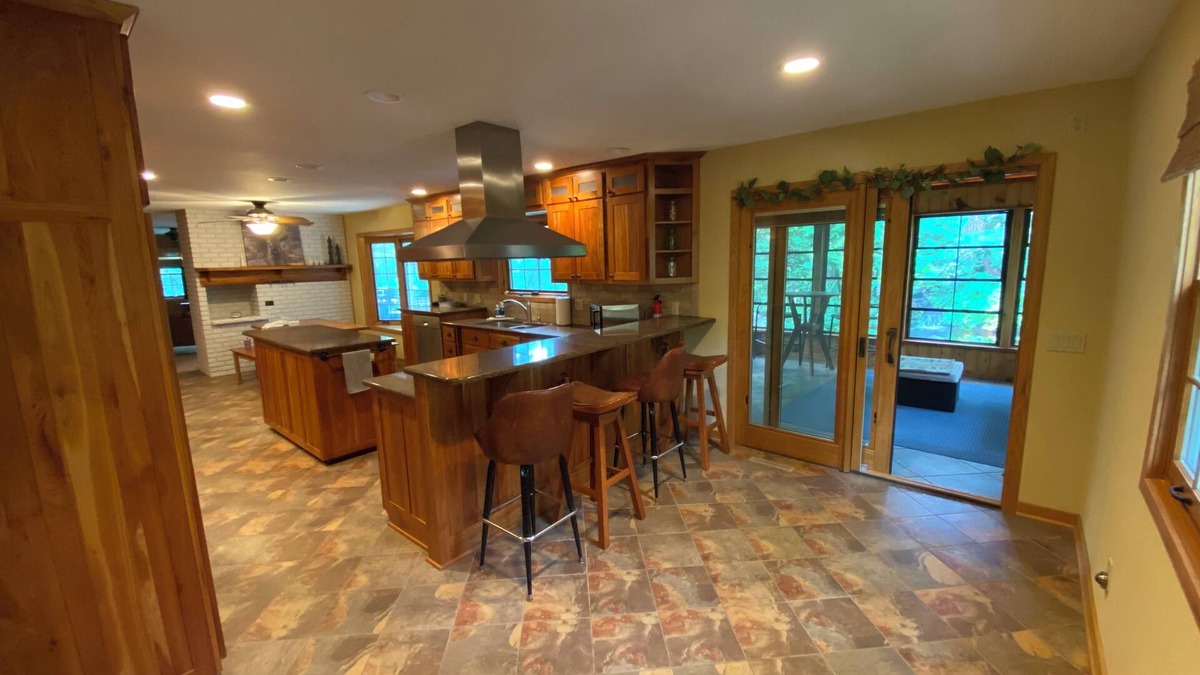 Dane County House | Where cabin coziness meets near-city living convenience.