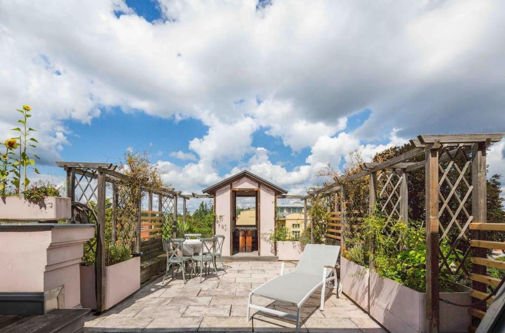 Hietzing Apartment | Whirlpool , Dachterrasse , Wienblick , zwei Etagen