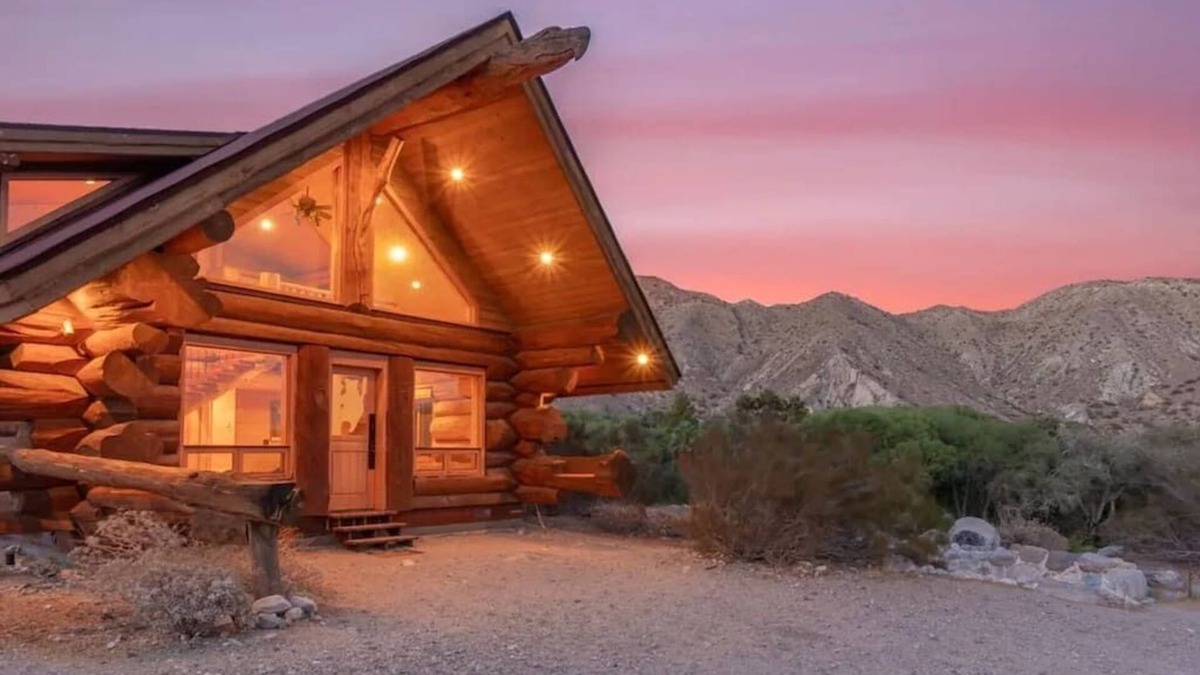 Palm Springs Cabin | Whitewater A-Frame Cabin: seen in Travel & Leisure